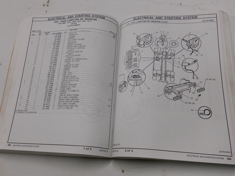 komatsu fg25st 11 parts manual