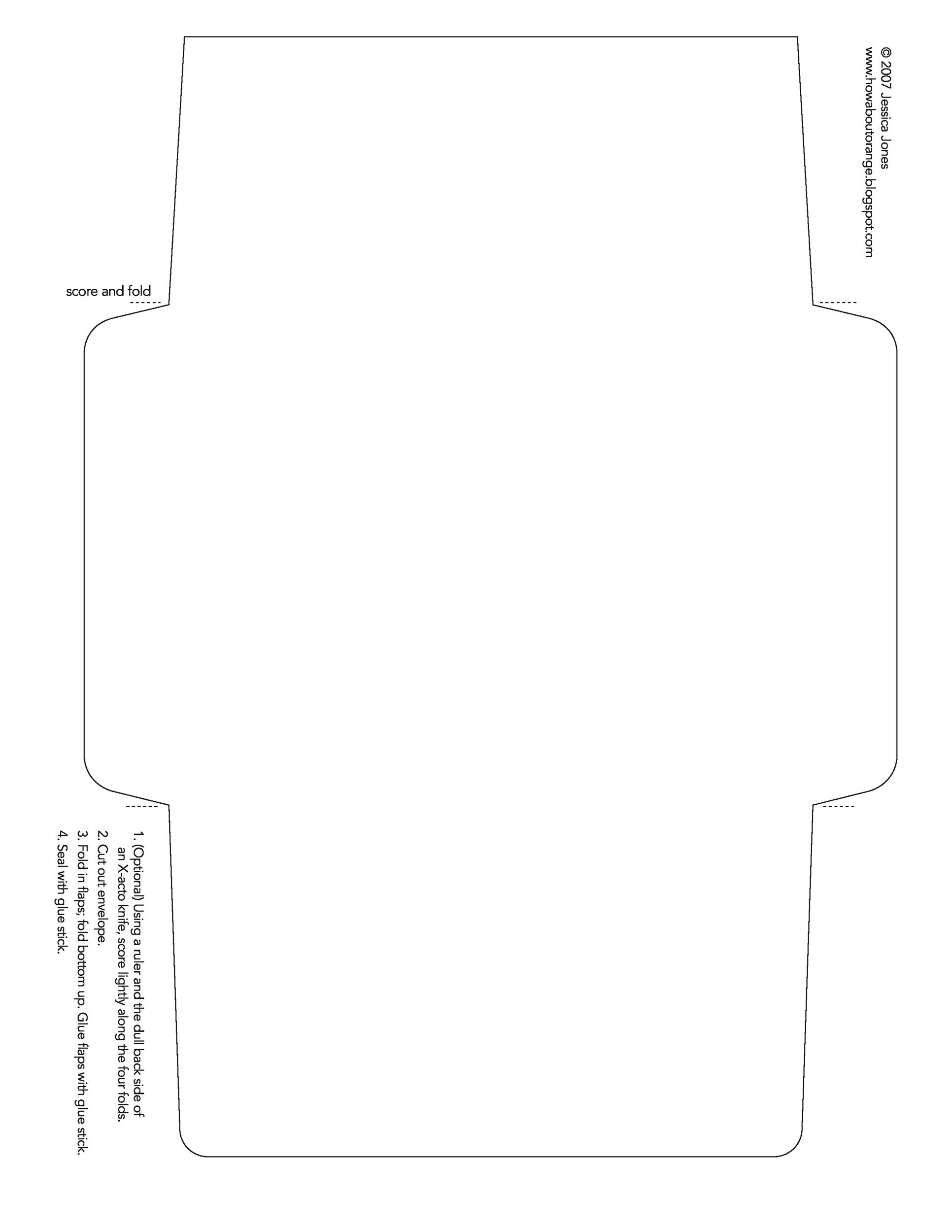 a4 window envelope template word
